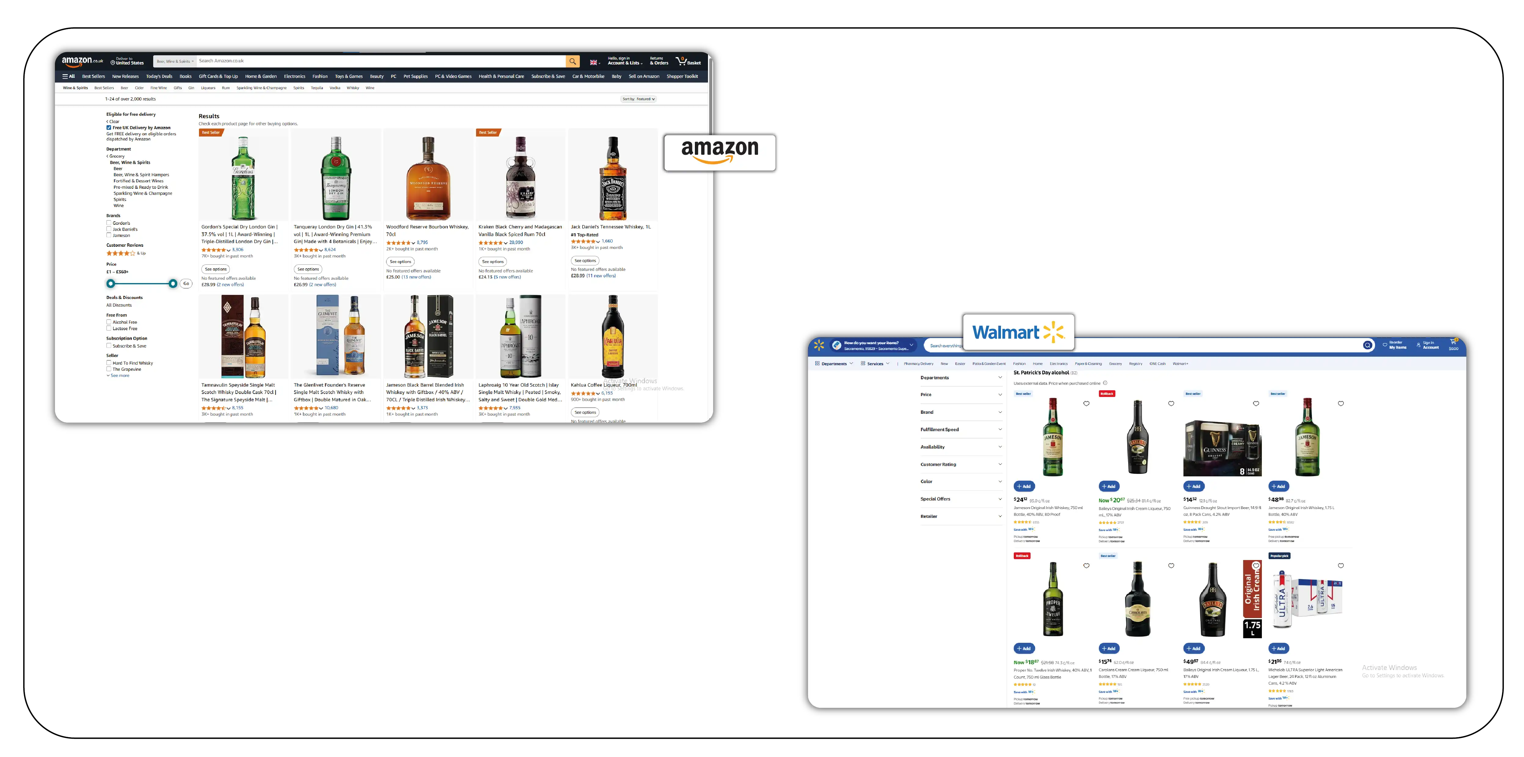 Sources of Alcohol Pricing Data for Web Scraping